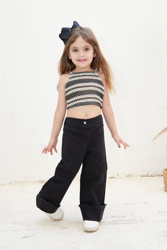 Crisscross Striped Top
