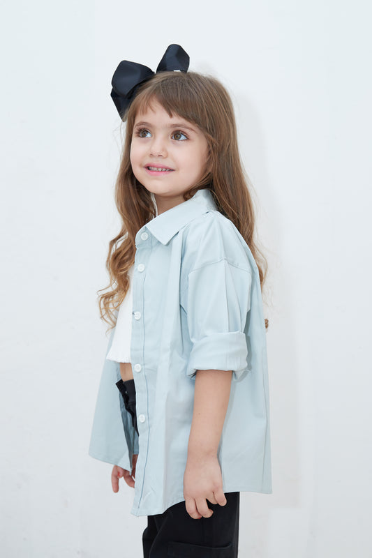 Seafoam Oversized Shirt